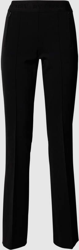 CAMBIO Stoffen broek met vaste omslag model 'RENIRA' Model 'RENIRA'