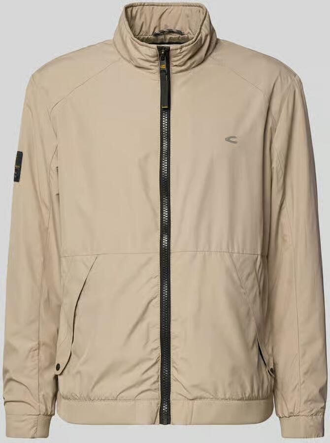 Camel active Blouson met Logoprint en Opstaande kraag - Foto 2