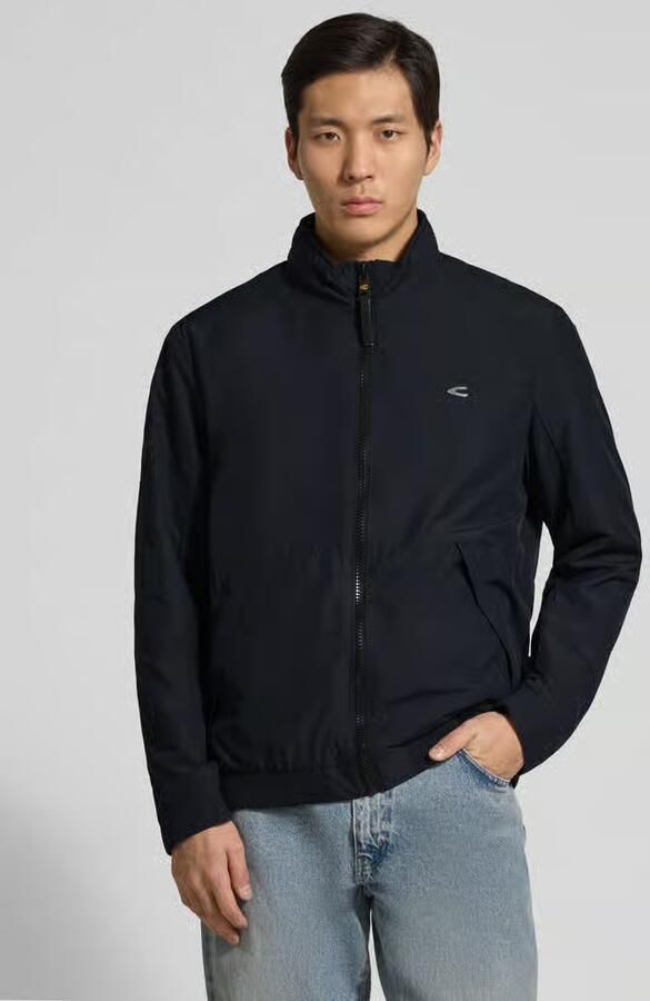 Camel active Blouson met Logoprint en Opstaande kraag - Foto 2