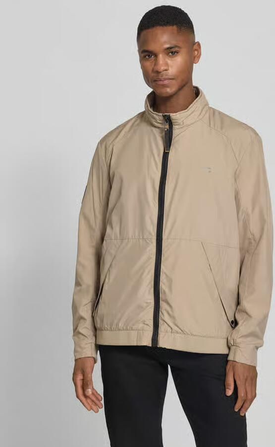 Camel active Blouson met Logoprint en Opstaande kraag - Foto 3