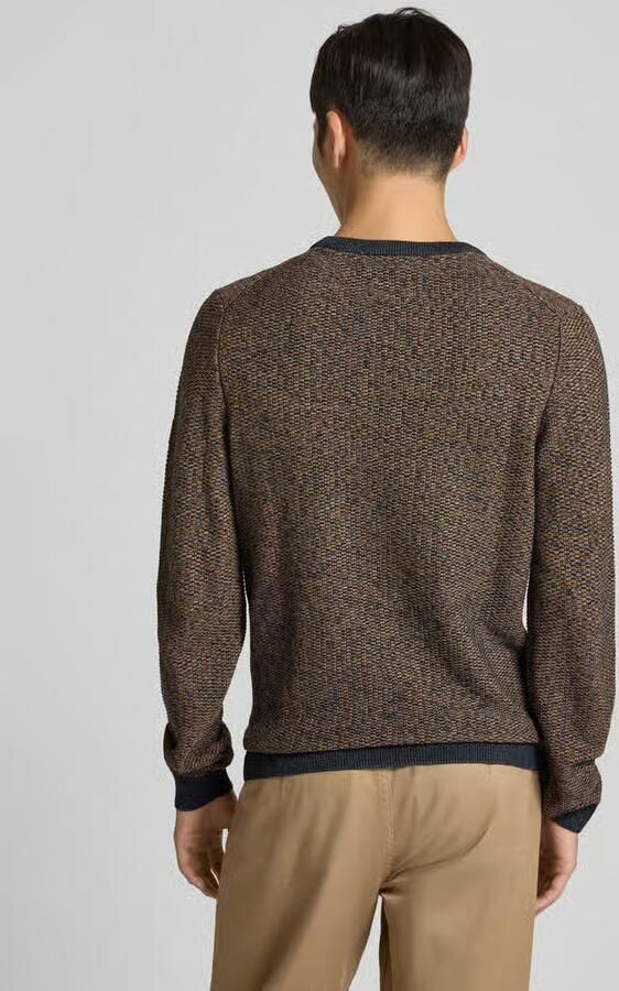 Camel active Gebreide pullover met ronde hals en labeldetails - Foto 4