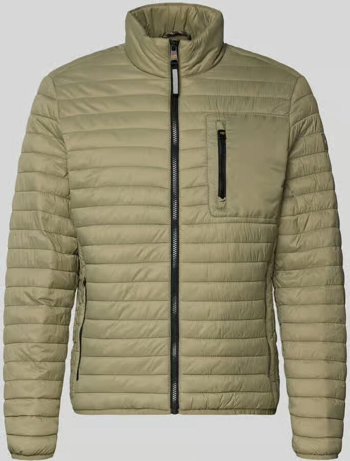 Camel active Gewatteerd jack met opstaande kraag