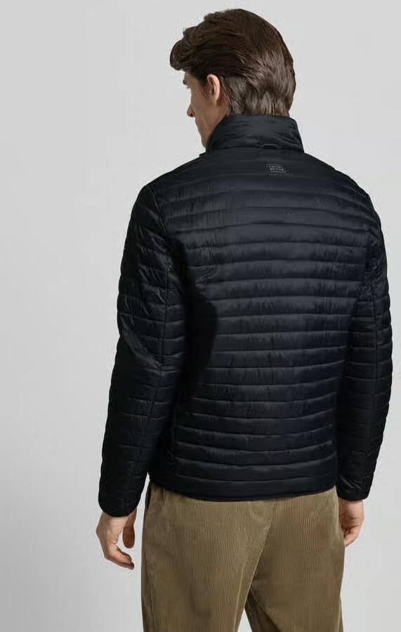 Camel active Gewatteerd jack met opstaande kraag
