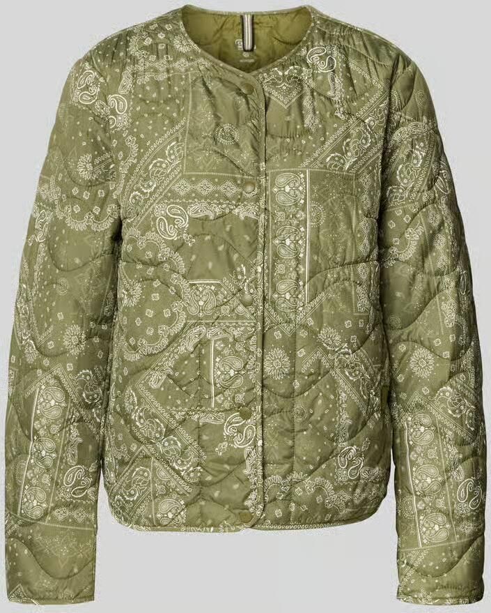 Camel active Gewatteerde jack met ronde hals