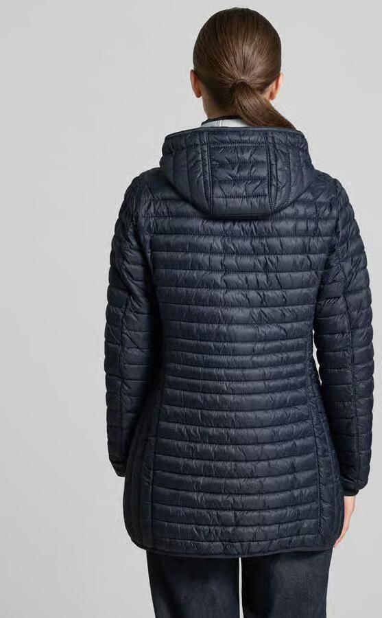 Camel active Functionele jas met afneembare capuchon Blauw Dames
