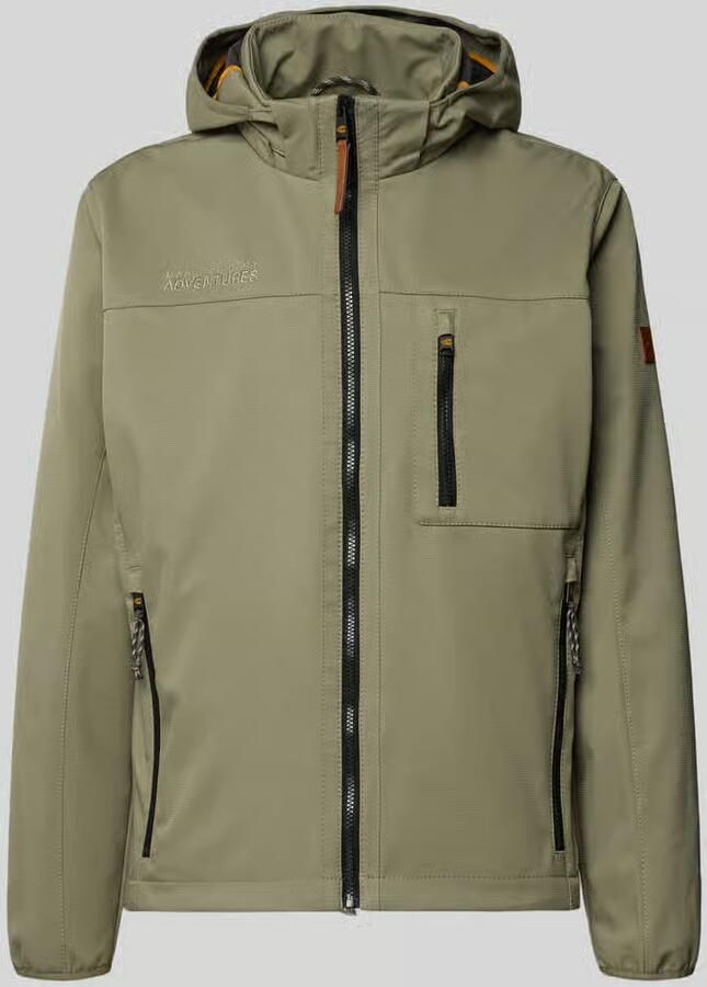 Camel active Softshell jack van gerecycled polyester Beige Heren - Foto 2