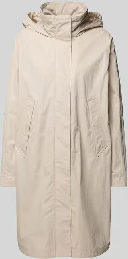 Camel active Stijlvolle Jas met Capuchon en Zakken Beige Dames