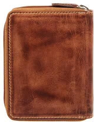 Camel active Leren portemonnee in retrolook