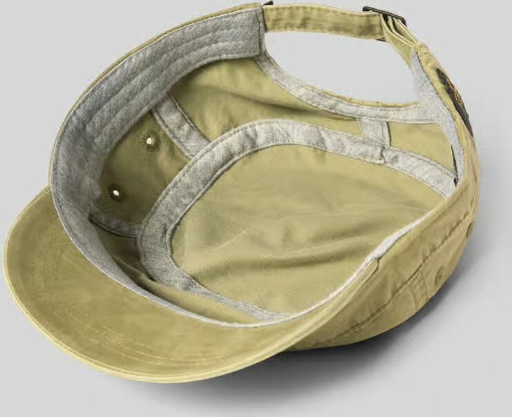 Camel active Military cap met gestikt logo