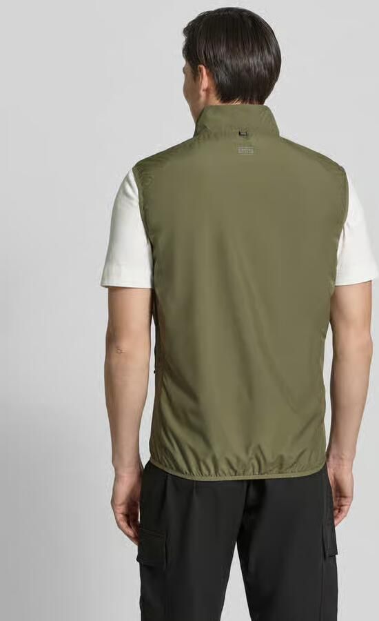 Camel active regular fit bodywarmer met gevoerde opstaande kraag - Foto 2