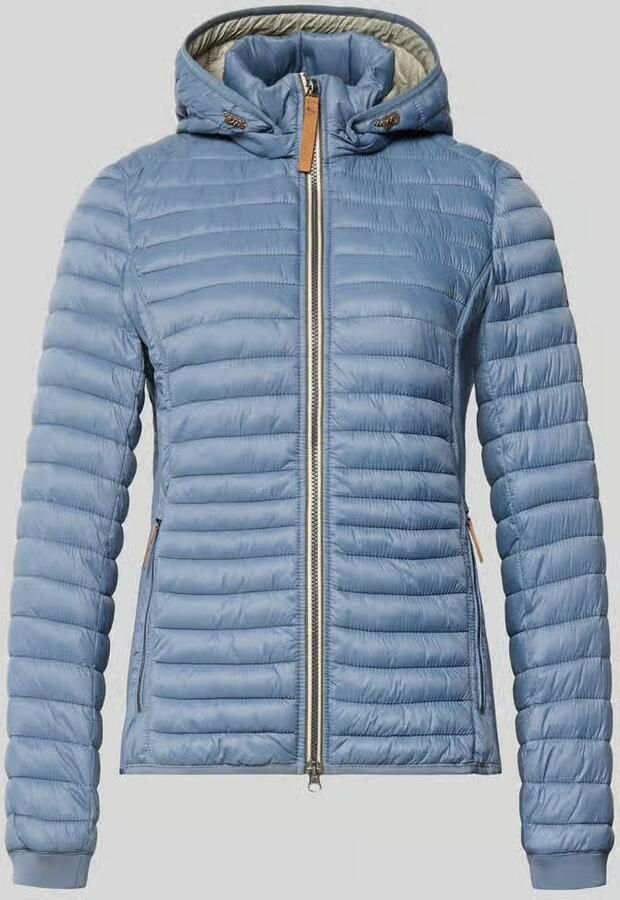 Camel active Lichte gerecyclede polyamide gewatteerde jas Blue Dames - Foto 4