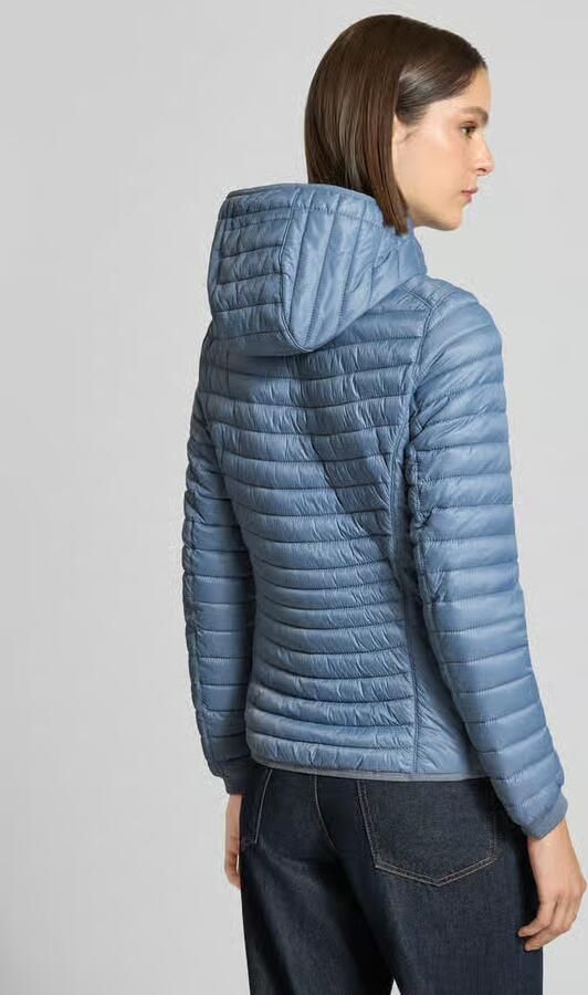 Camel active Lichte gerecyclede polyamide gewatteerde jas Blue Dames - Foto 6