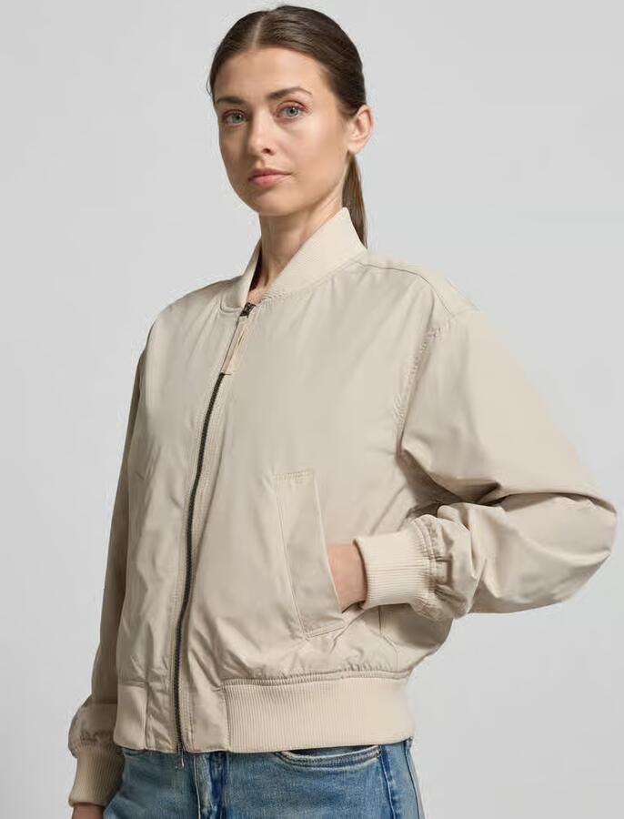 Camel active regular fit jack met opstaande kraag