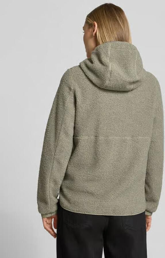 Camel active regular fit jas met imitatiebontafwerking