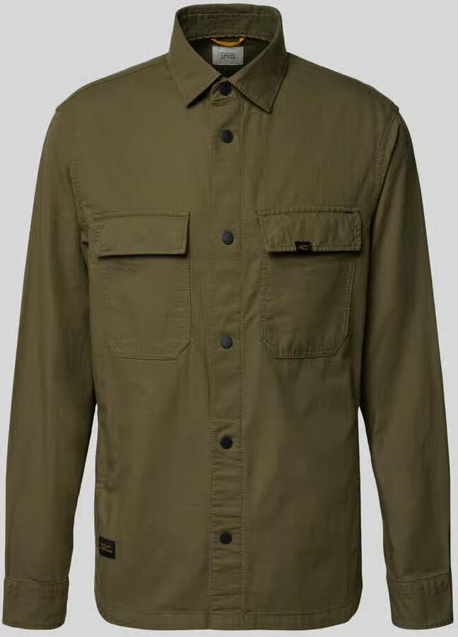Camel active regular fit overhemdjack van puur katoen - Foto 2