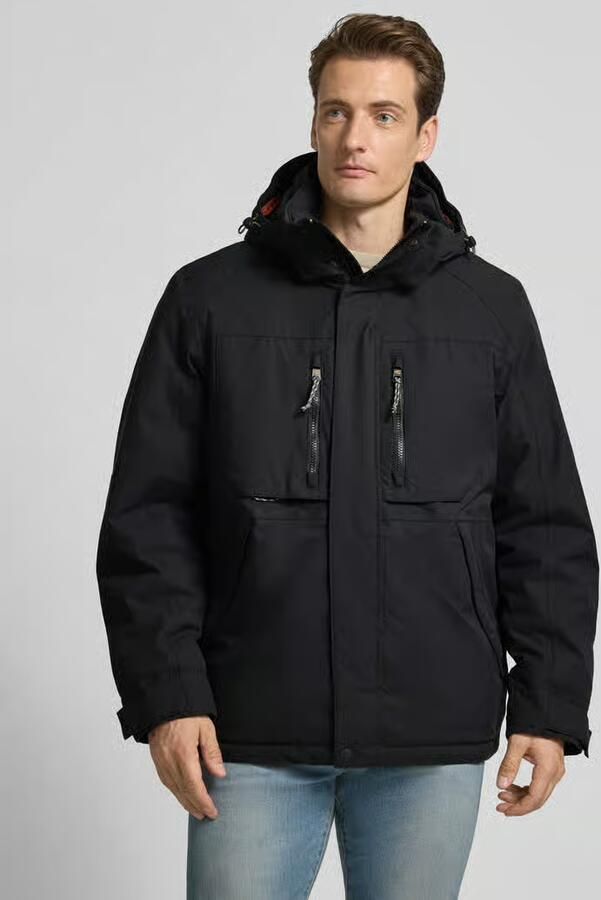 Camel active Regular fit parka met ritszakken model 'TEXXXACTIVE' - Foto 2