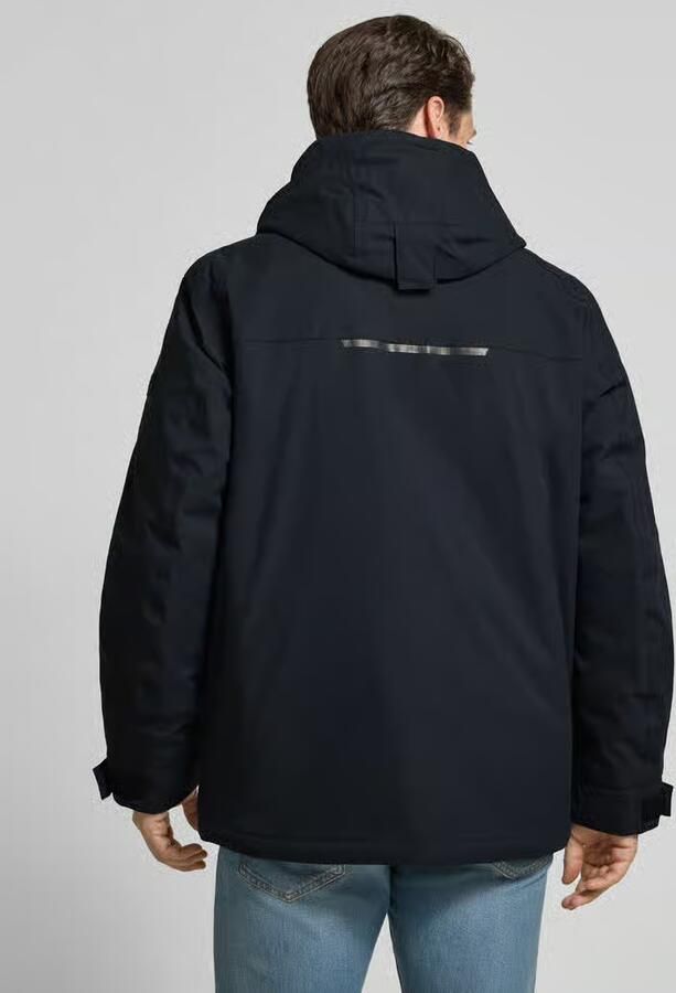 Camel active Regular fit parka met ritszakken model 'TEXXXACTIVE'