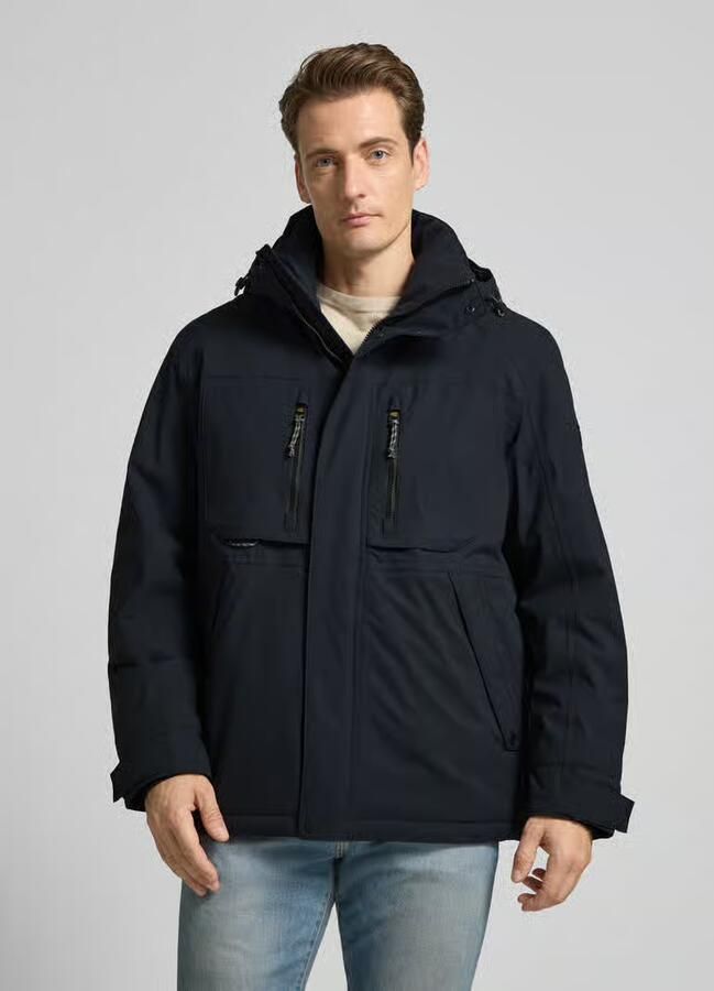 Camel active Regular fit parka met ritszakken model 'TEXXXACTIVE' - Foto 2
