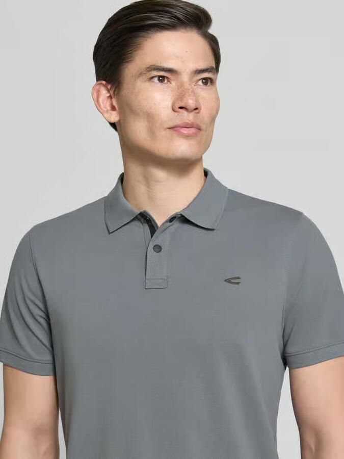 Camel active regular fit poloshirt in effen design