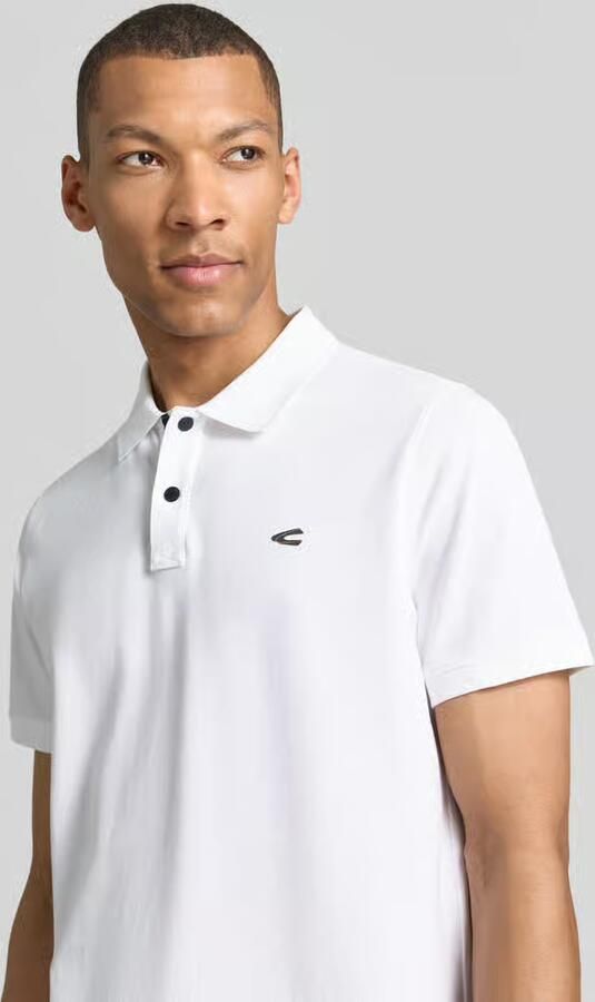 Camel active regular fit poloshirt in effen design