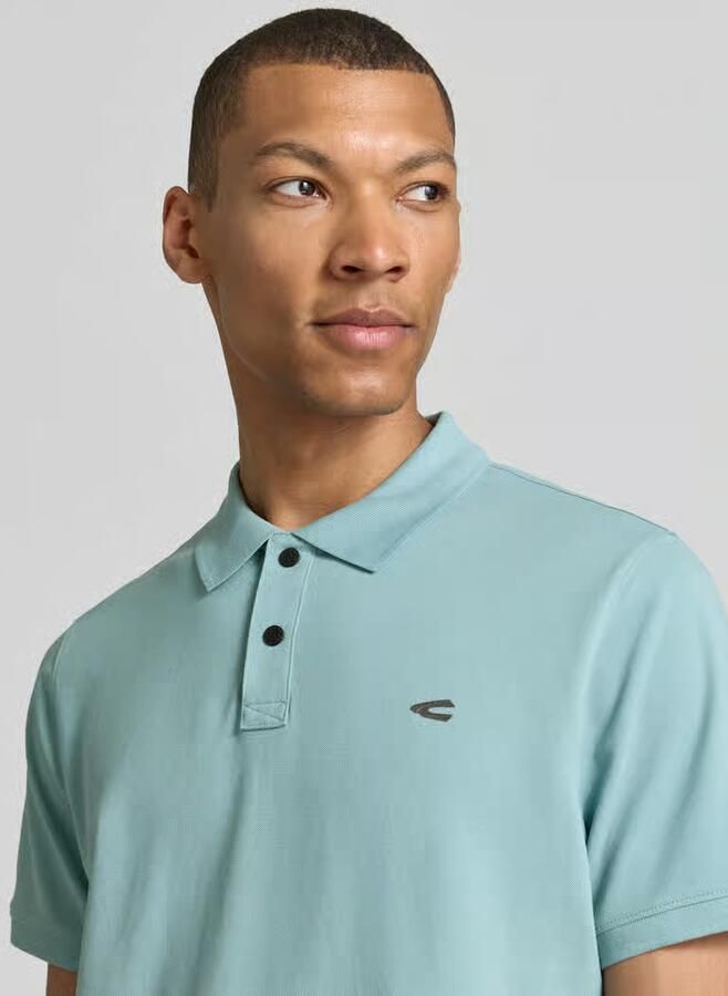 Camel active regular fit poloshirt in effen design