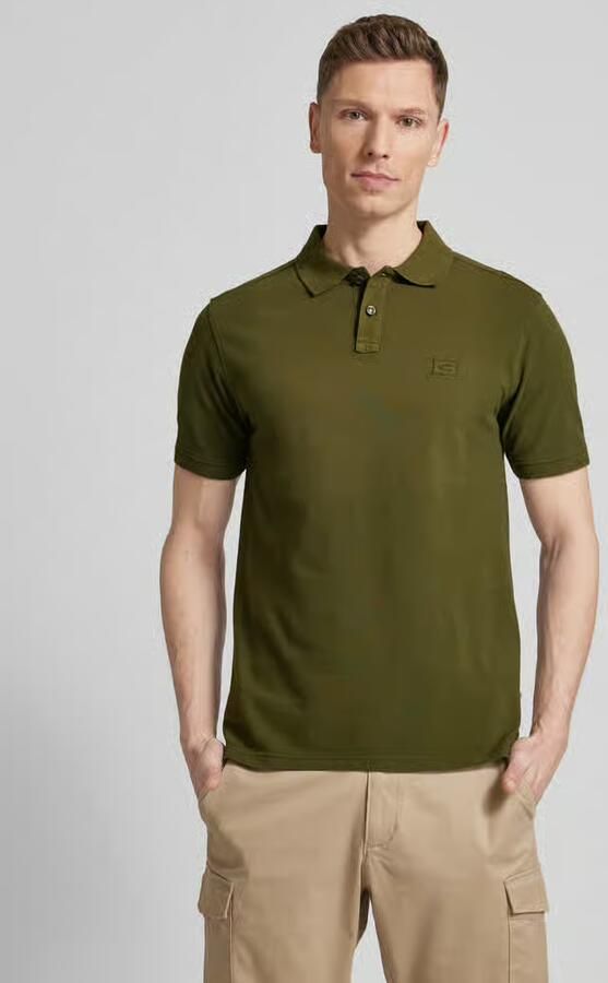 Camel active Regular fit poloshirt met logostitching - Foto 2