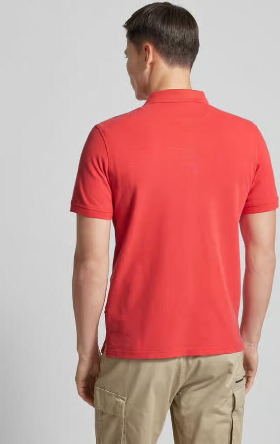 Camel active Regular fit poloshirt met logostitching