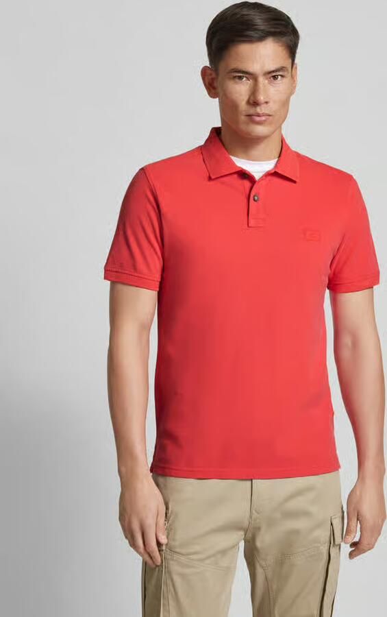 Camel active Regular fit poloshirt met logostitching - Foto 2