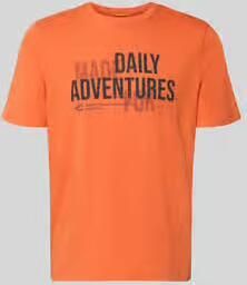 Camel active regular fit T-shirt van puur katoen