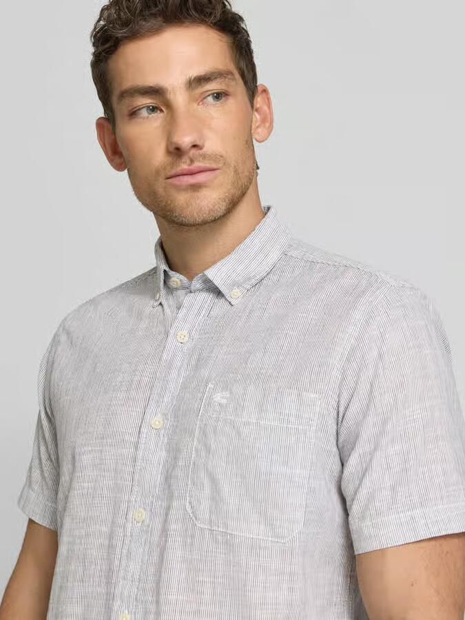 Camel active Regular fit vrijetijdsoverhemd met Button-downkraag