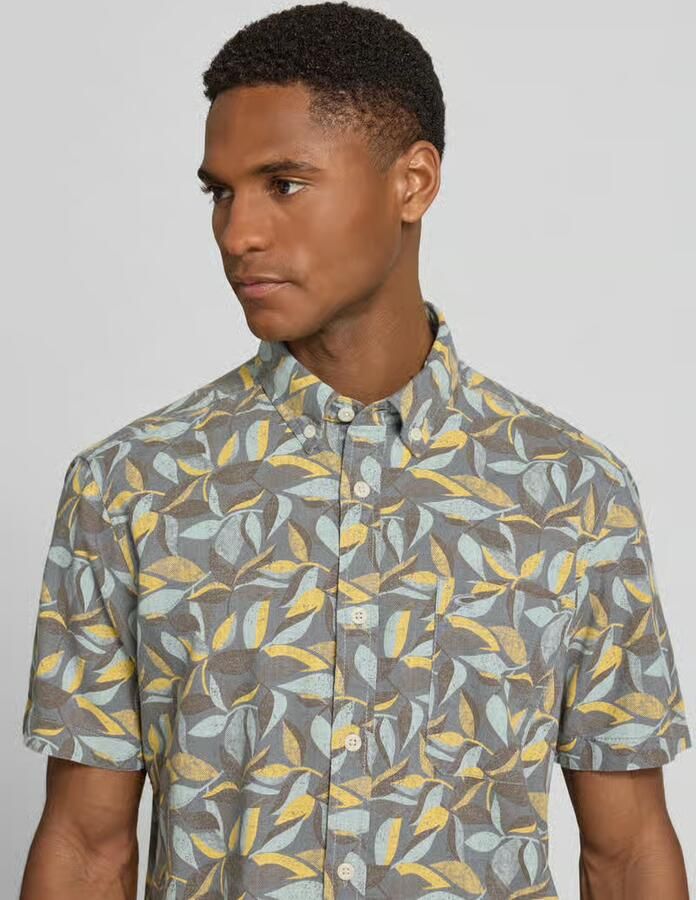Camel active Regular fit vrijetijdsoverhemd met Button-downkraag