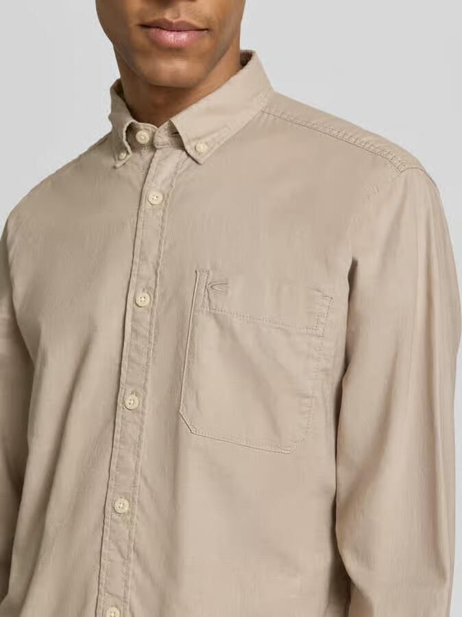 Camel active Regular fit vrijetijdsoverhemd met Button-downkraag