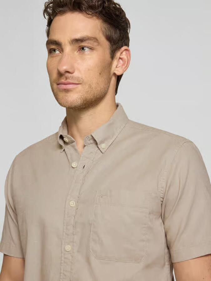 Camel active Regular fit vrijetijdsoverhemd met Button-downkraag