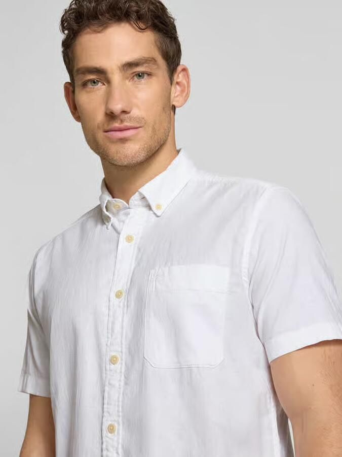Camel active Regular fit vrijetijdsoverhemd met Button-downkraag
