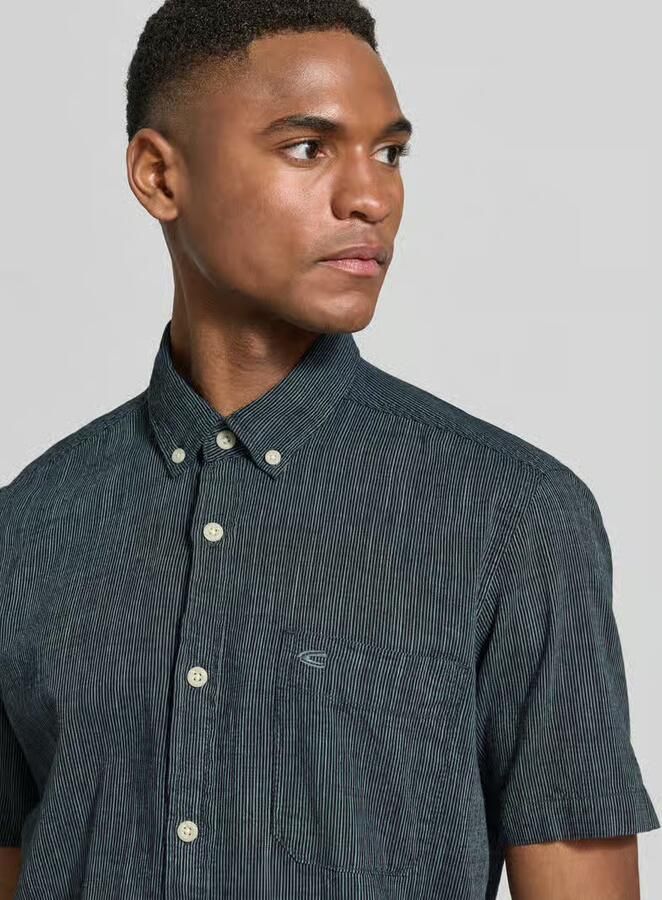 Camel active Regular fit vrijetijdsoverhemd met Button-downkraag