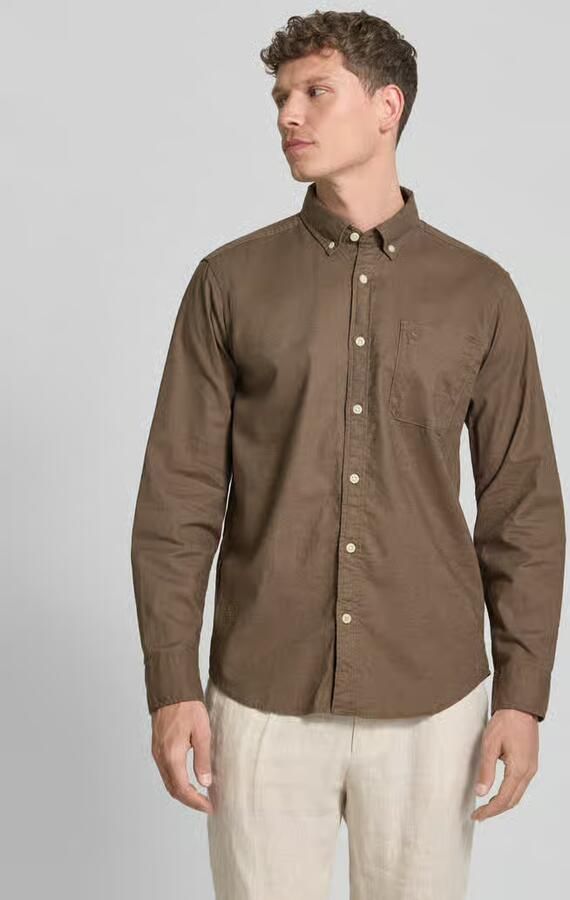 Camel active Regular fit vrijetijdsoverhemd met Button-downkraag - Foto 2