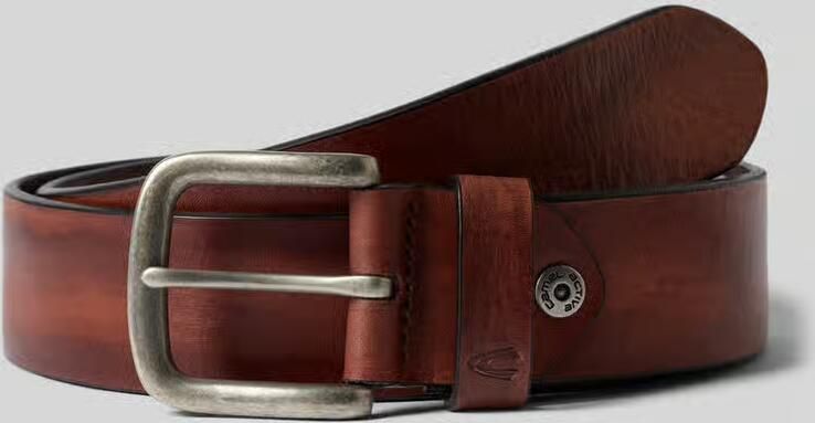 Camel active Riem van echt leer