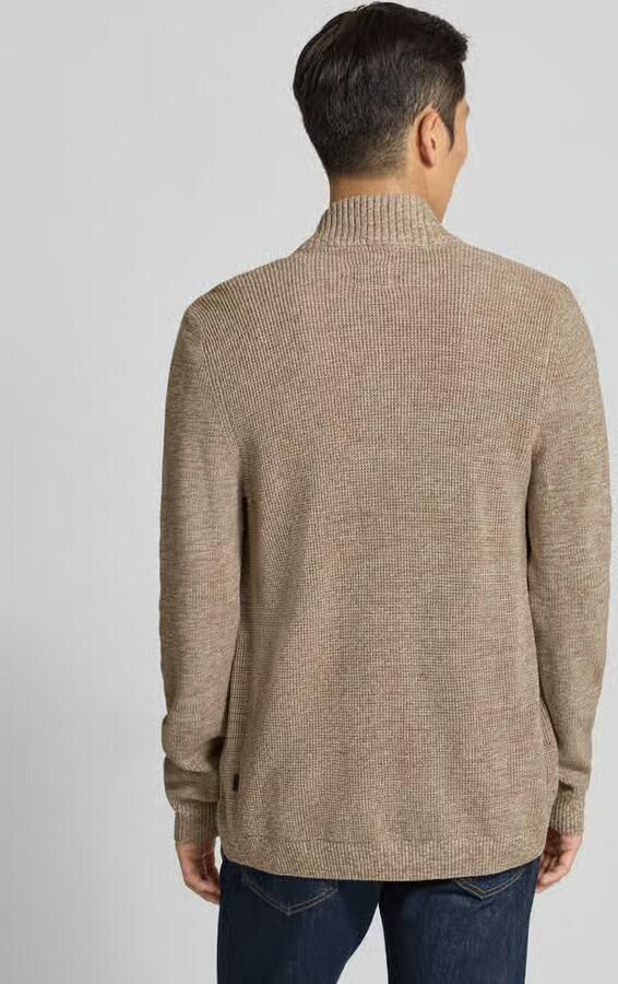 Camel active Slim fit gebreid jack model 'Mouline' - Foto 4