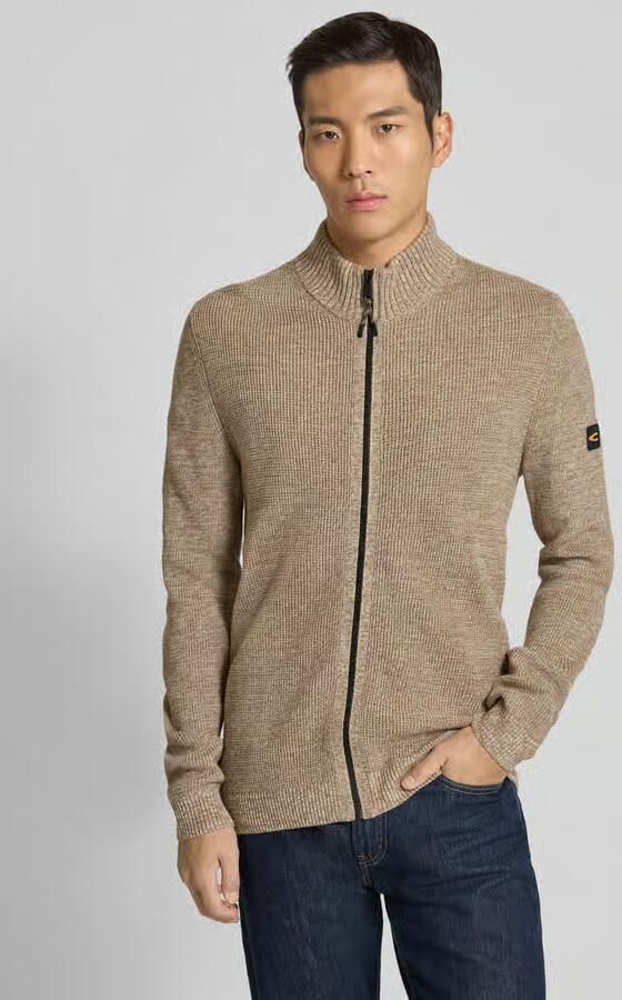 Camel active Slim fit gebreid jack model 'Mouline' - Foto 5