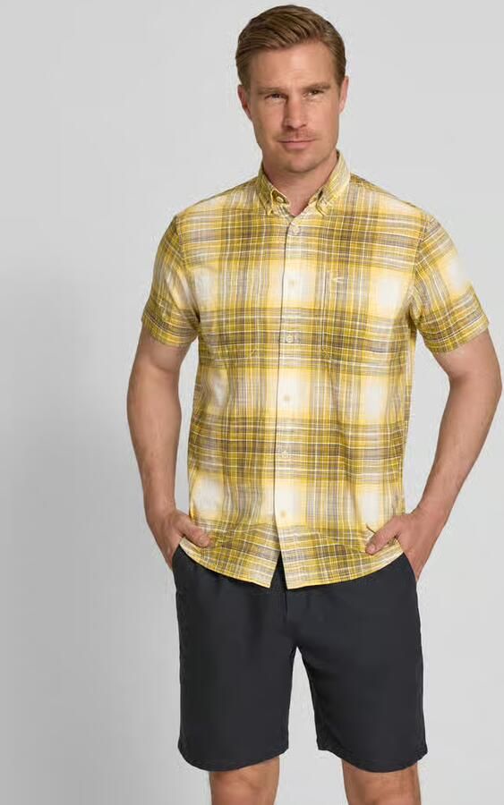 Camel active slim fit vrijetijdsoverhemd met gestikt logo - Foto 2