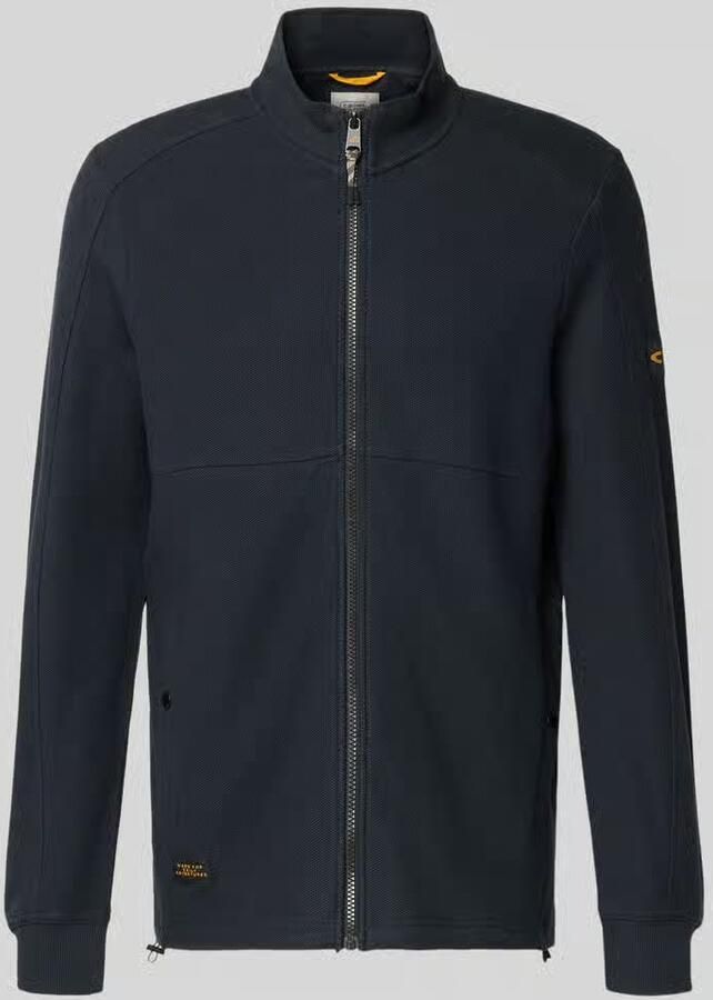 Camel active sweatjack met opstaande kraag en ritssluiting - Foto 2