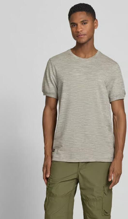 Camel active T-shirt met ronde hals - Foto 3