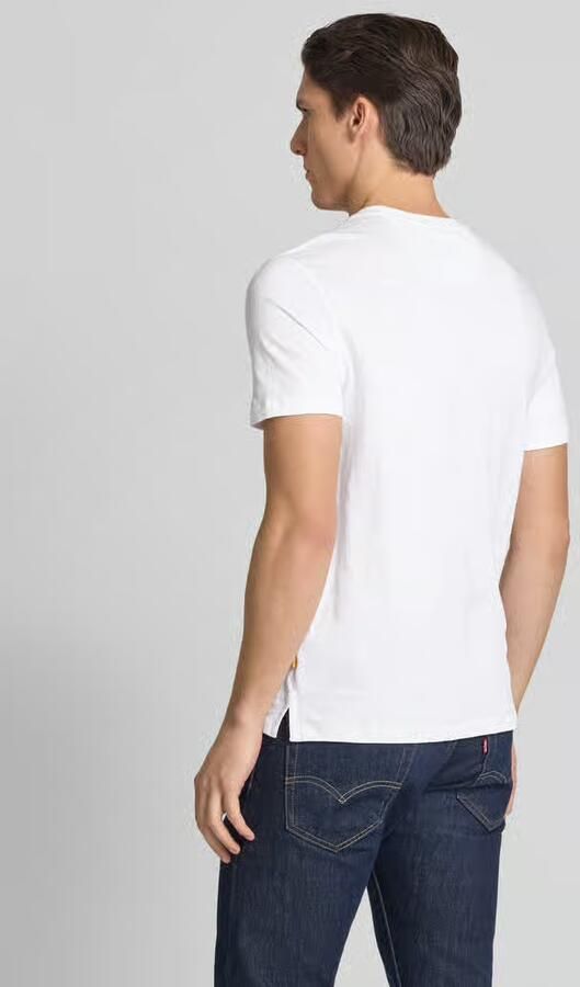 Camel active Henleyshirt met geborduurd logo