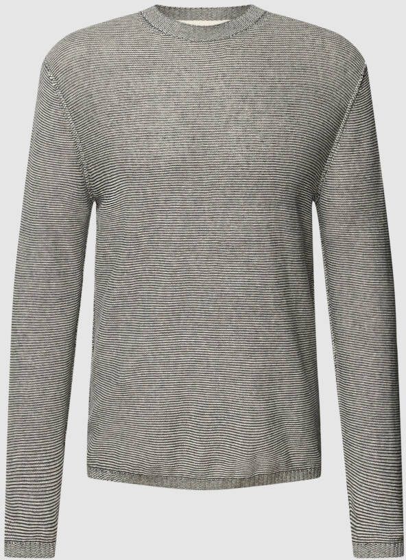 Camel active Gebreide pullover met labeldetail