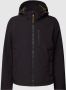 Camel active softshell jas zwart afneembare capuchon - Thumbnail 1