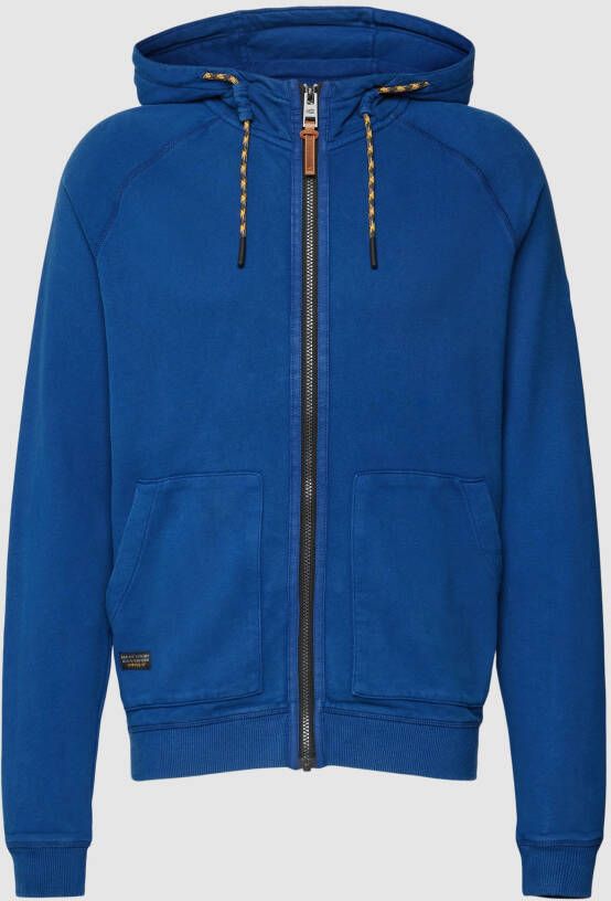 Camel active Hoodie met capuchon Blauw Heren