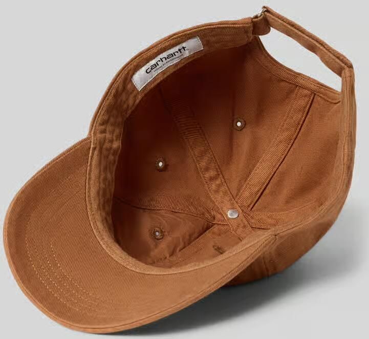 Carhartt Work In Progress Baseballpet met labelapplicatie