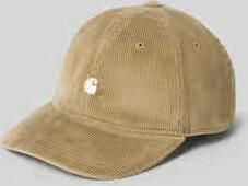 Carhartt Work In Progress Baseballpet van corduroy met labelstitching model 'Harlem'