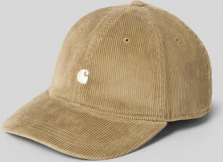 Carhartt Work In Progress Baseballpet van corduroy met labelstitching model 'Harlem' - Foto 2