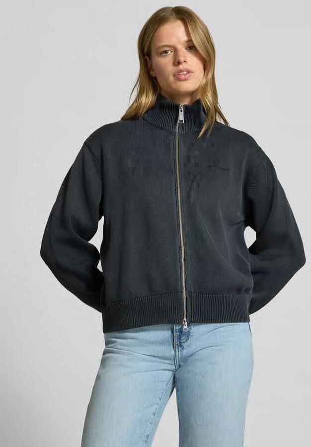 Carhartt Work In Progress Cardigan met labelstitching model 'Kori' - Foto 2
